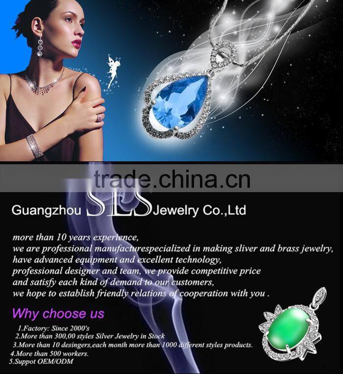 Fashion accessories micro pave CZ jewelry earrings silver wedding jewelry