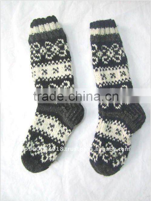 Hot Sale Hand Knitted Wool Sock