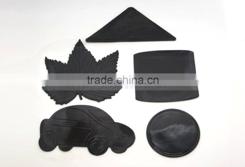 Car Styling Mat Powerful Silica Gel Magic Dashboard Sticky Pad Maple Leaf Mat Anti-Slip Non Slip Mat for Phone Car Accessories