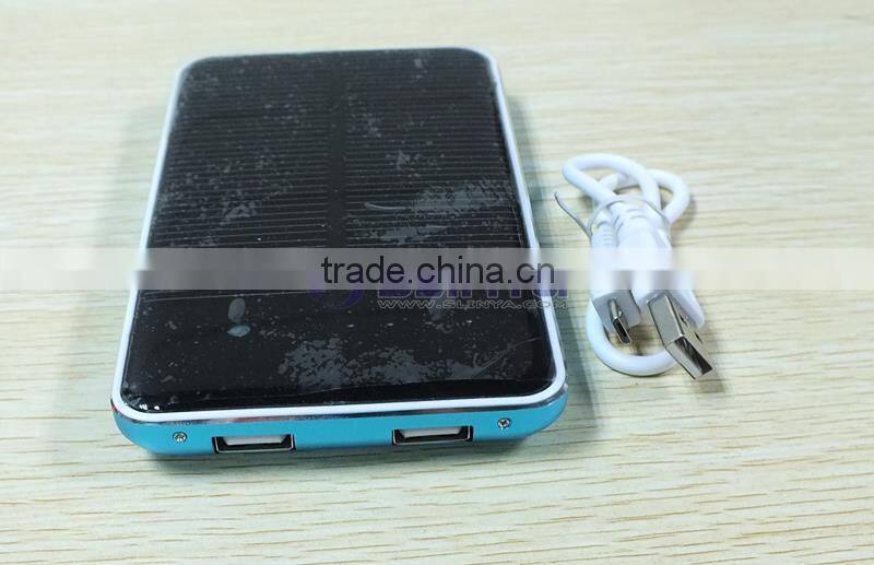 Touch Control 10000mAh Mobile Solar Charger