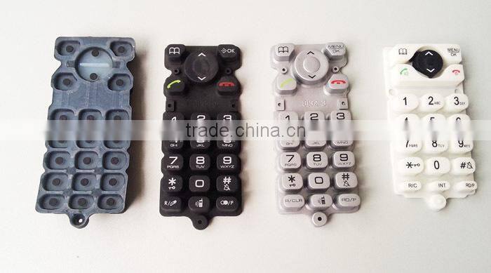 2015 Custom silicone rubber keypad for credit card machine Keyboard