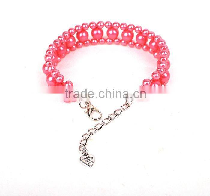 Dog Cat pearls necklace Pet Puppy collar Dog Jewelry