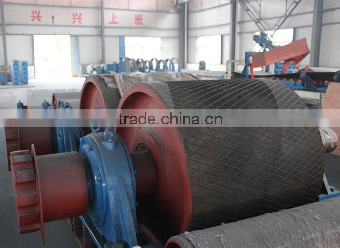 Head/tail driving pulley for belt conveyor