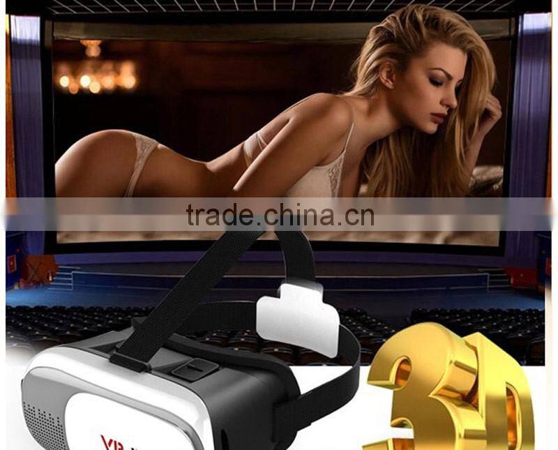 2016 hot virtual reality glasses VR box 3d glasses, 3d vr glasses for smart phone