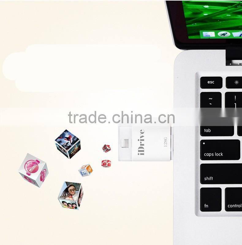 New 8GB 16GB 32GB 64GB USB Flash Drive U Disk OTG Memory Stick For iPhone, and Android