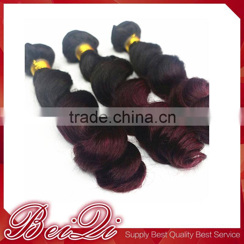 Superior quality human hair clip in bangs