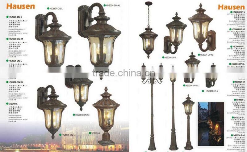 European design outdoor led garden wall lamp