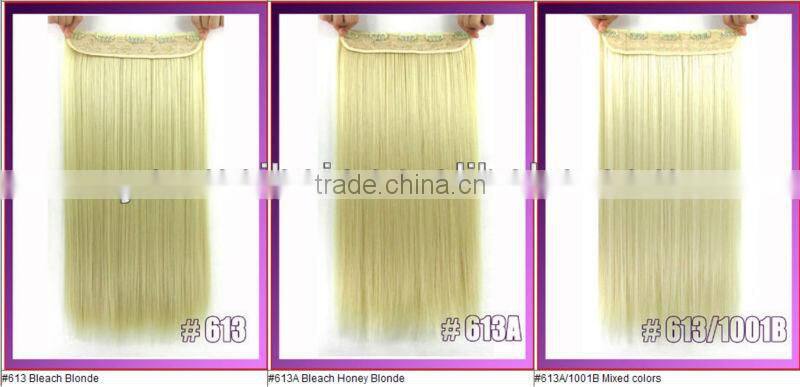 hot sell excellent cheap hot heads clip in hair extension