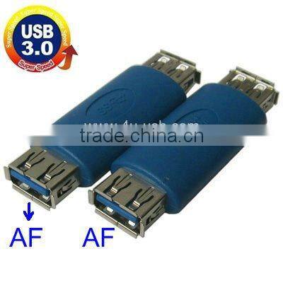Blue USB 3.0 AF to AF Adapter