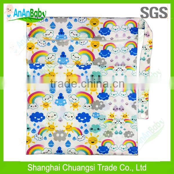 2014 Hot New Baby Product Custom Wet Bags / Reusable Cloth Wet Bags