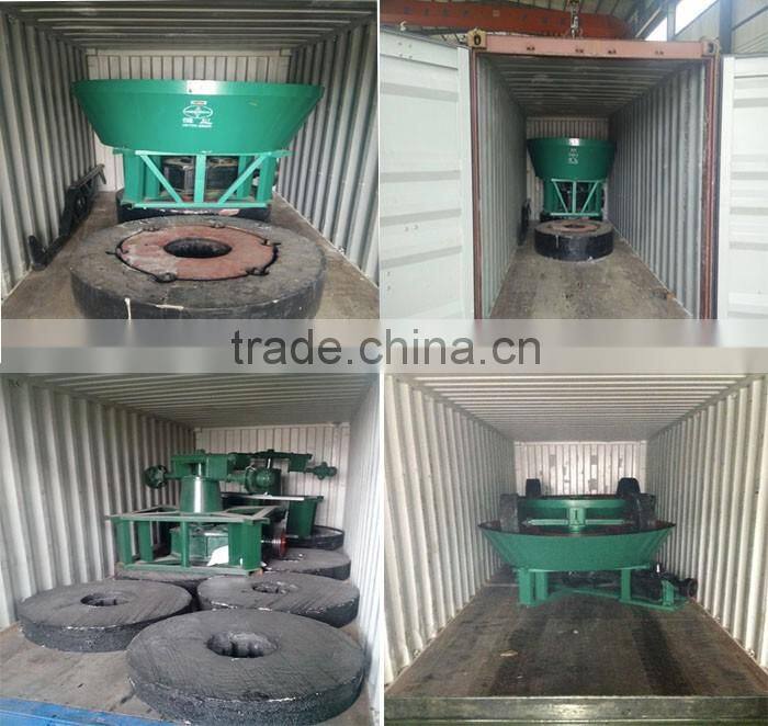 gold silver grinding wet pan mill machine from china for sale