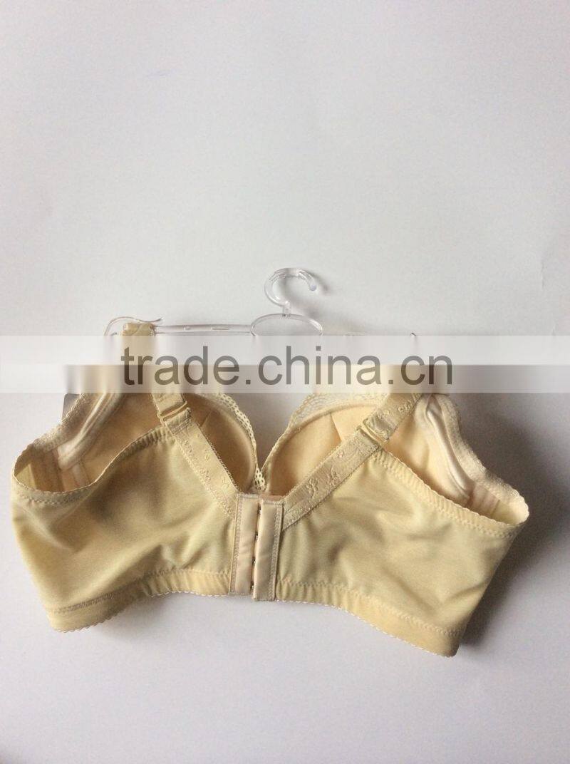 Wholesale Crystal Yellow Lace Bra for Lady