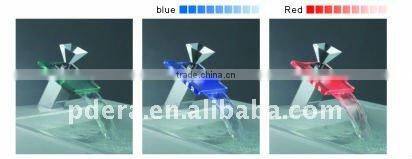 Hot! Tricolor Led basin tap