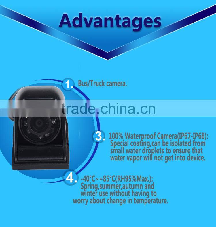 2015 new product night vision waterproof vehicle camera for truck