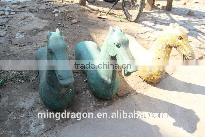 pottery art , hourse