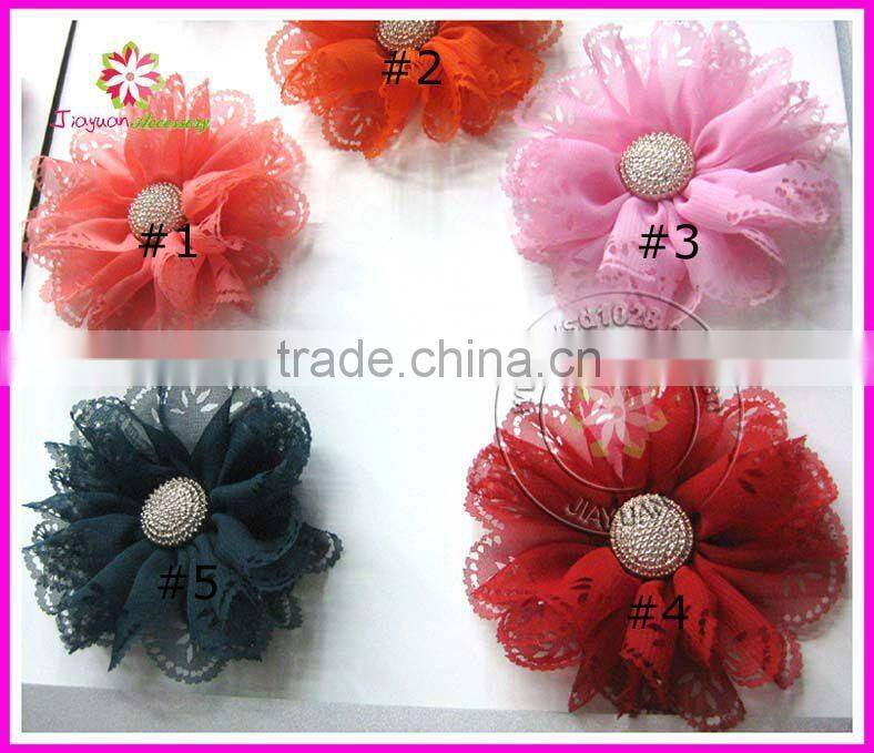 Fabric hair bows, silk hair bows
