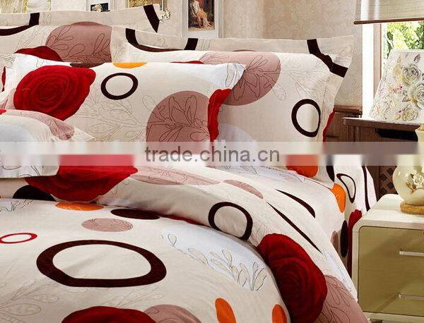Newest best sell 100% cotton/plain white bedding set
