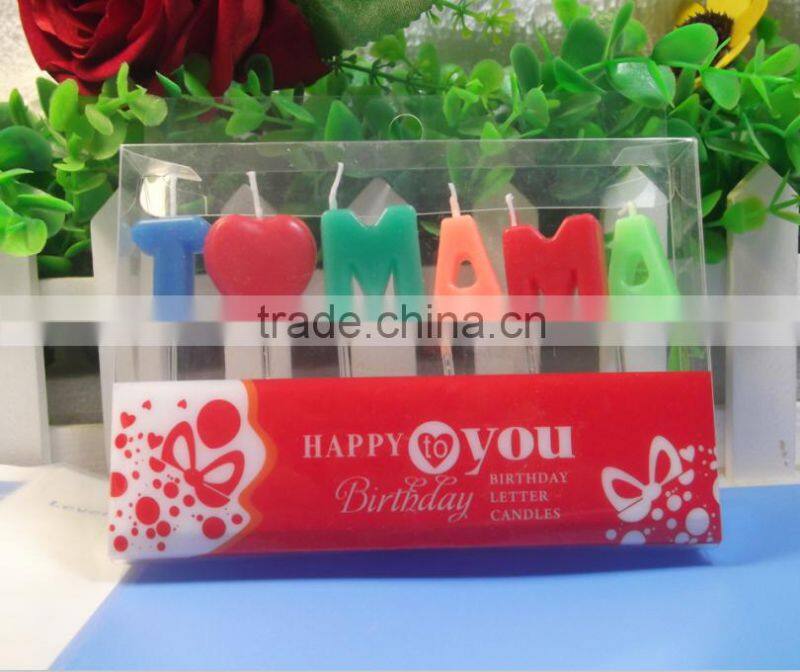 Alphabet Letter Candles
