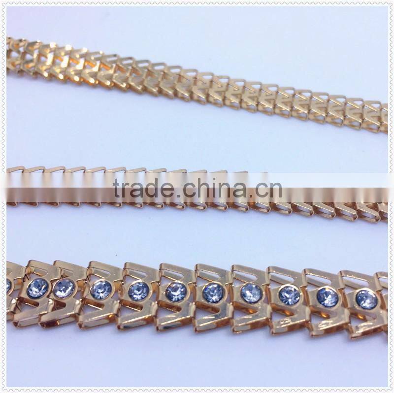 Wholesale Gold Color ladies hotsale long Iron Links Loop Women Jean Fashion Waist Chain For Belt Chain