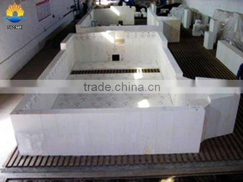 for glass furnace types of refractory bricks fused cast AZS blocks