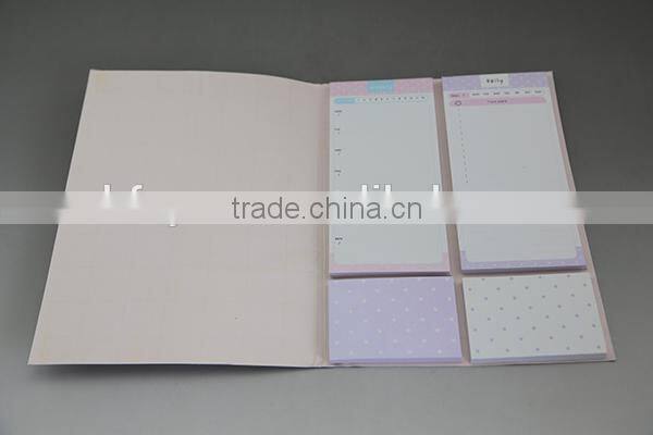 notepad set memo daily organizer