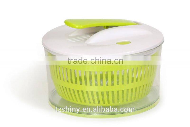 2016 Hot Selling in Europe Multi-function Plastic Collapsible Salad Spinner with mandoline slicer Plastic salad mixer