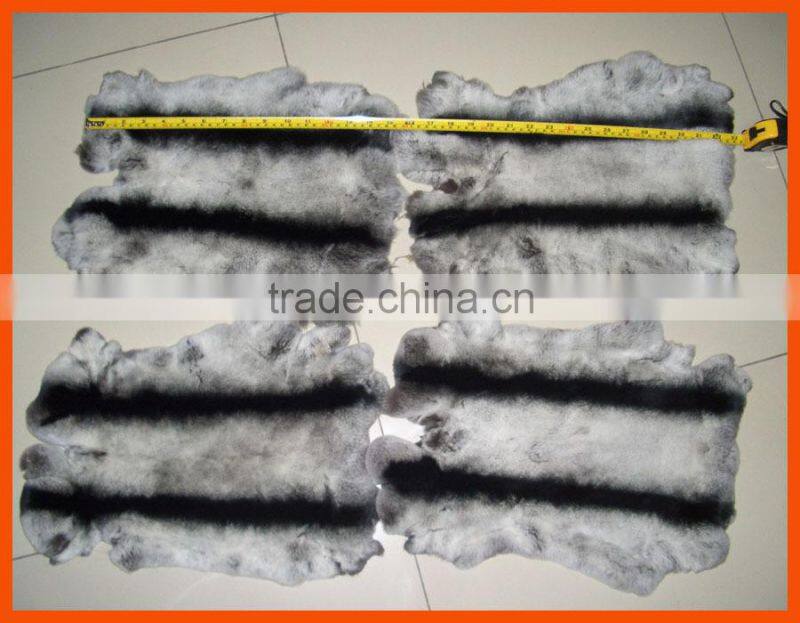 Tanned rex rabbit skin, rex rabbit pelt for garment