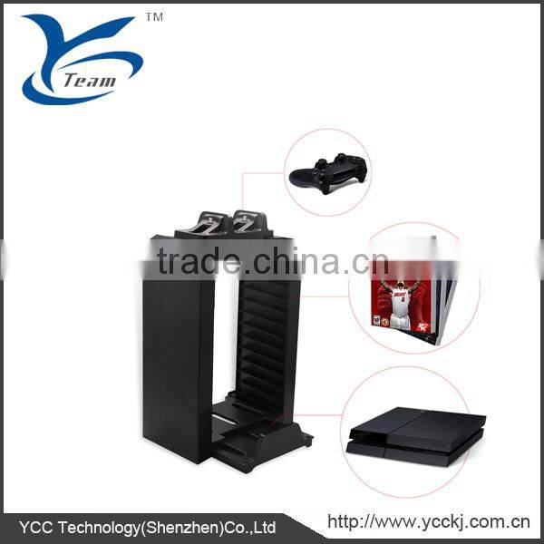 2016 New arrival for PS4 Multifunctional Storage stand kit Game disc storage tower