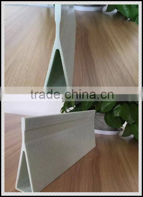 High quality 110mm triangular hollow fiberglass steel beam for pig/poultry farming equipment,farrowing crate slats for pig