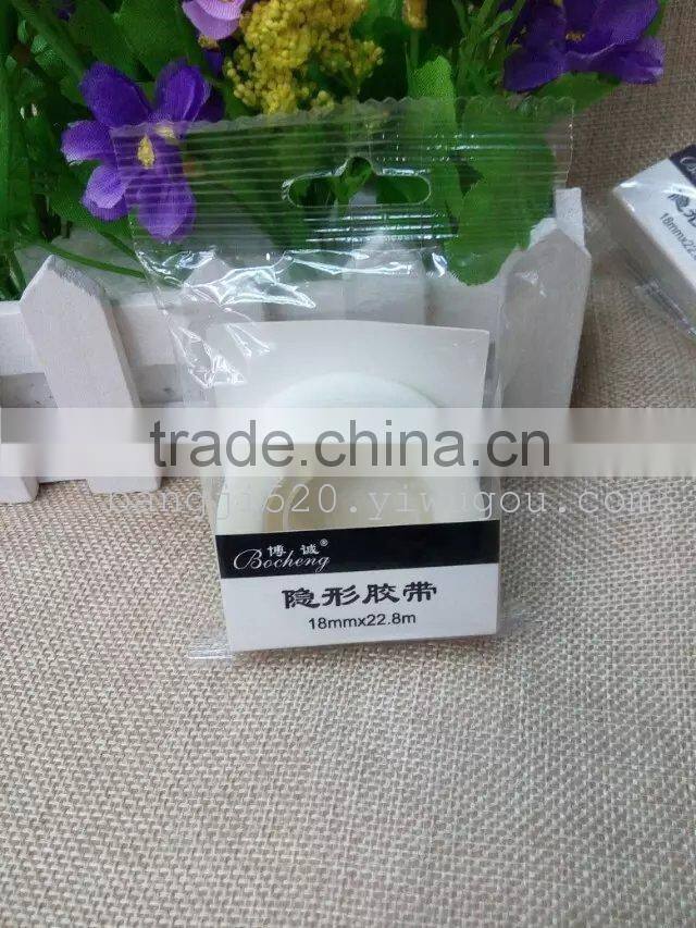 Invisible tape milky white hand easy tear the new packing 1.8 * 22.8 M