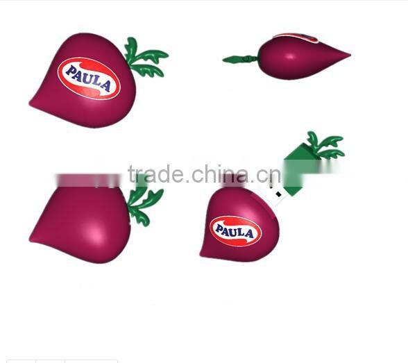 New Design Beetroot USB Flash Drive for Christmas Gift