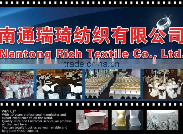 Wedding decoration taffeta pintuck table cloth