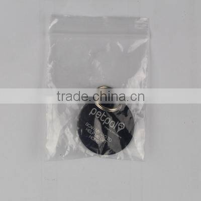 2015 Paw shaped offset printing qr pet tags for cats