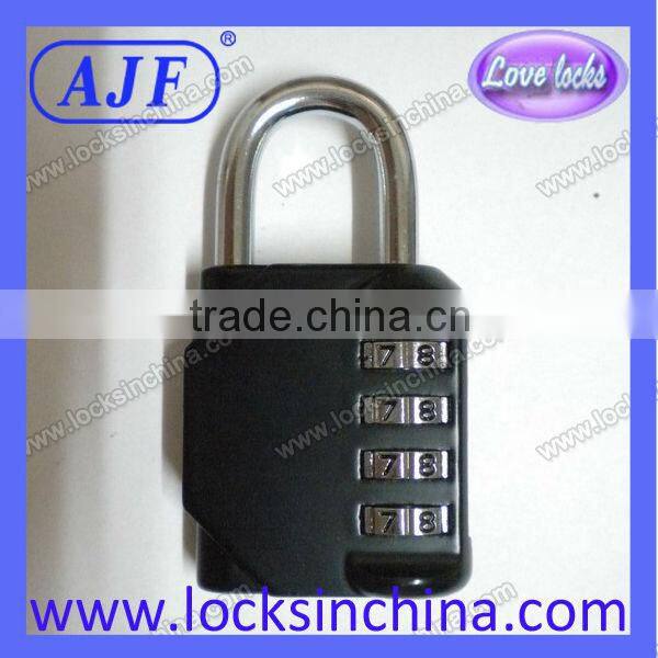 High quality blue travel suitcase padlock