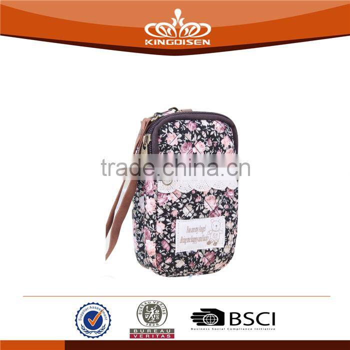 Korean style Elegant Canvas Arm Bags for Mobile phone