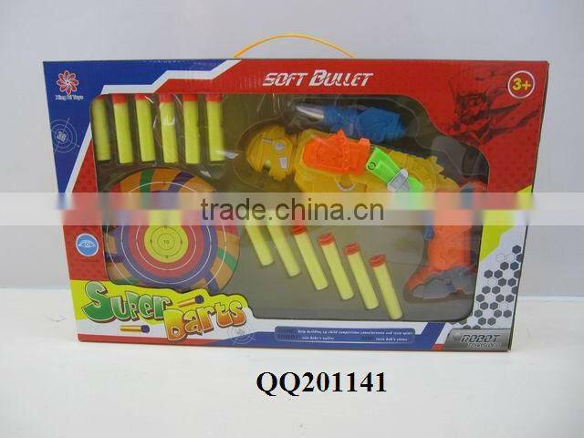 Funny kids EVA shooting rocket play set