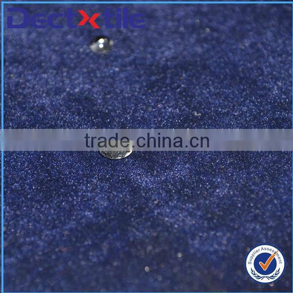 guaranteed plain polyester waterproof flock fabric made in China!