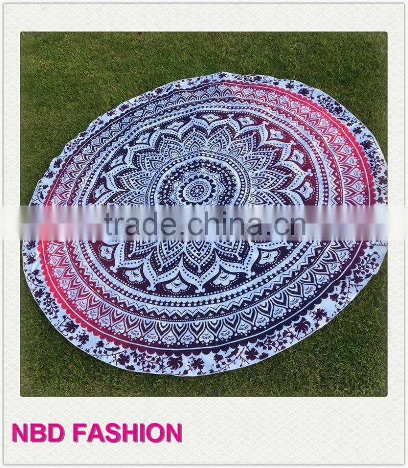 Latest Design Totem Round Beach Scarves Picnic Mat