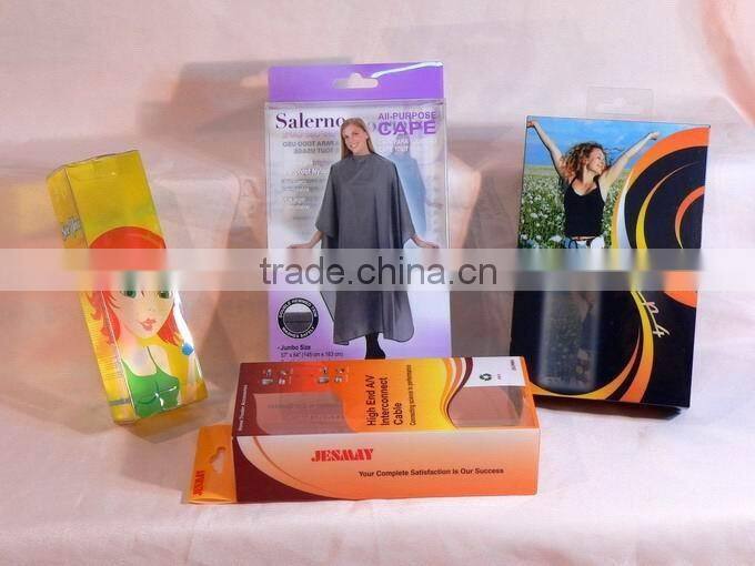 PVC/PP/PET clear folding Packaging Box