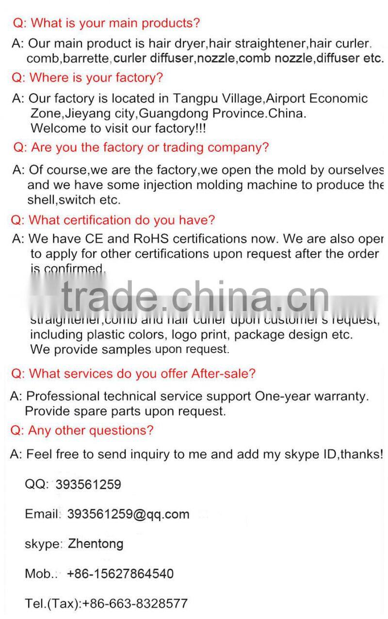 New style Diffuser hair dryer use diffuser with competitive price ZF-2008