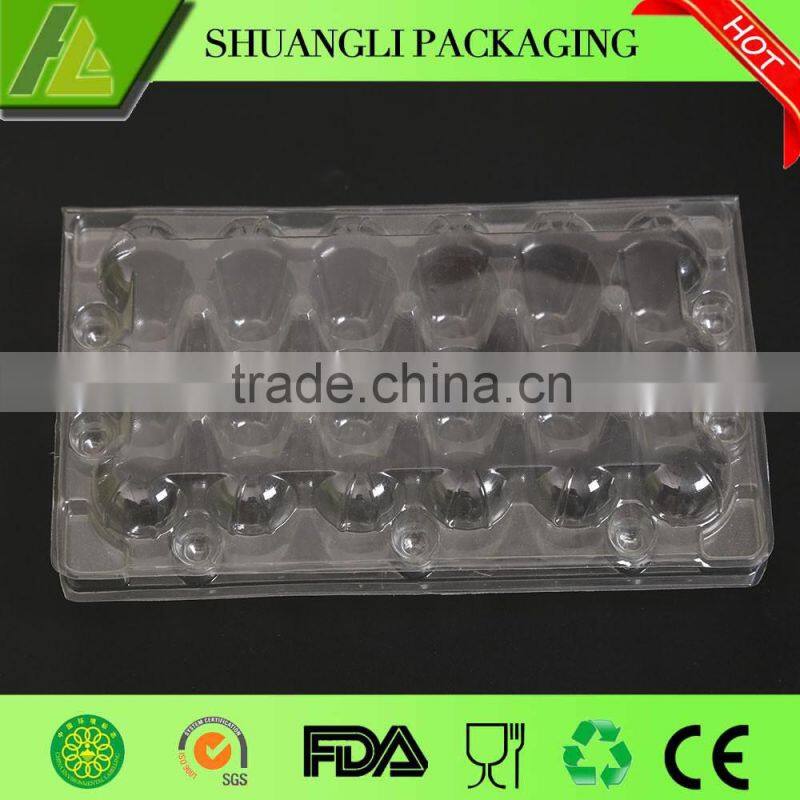 Custom clear transparent cheap plastic quail egg tray