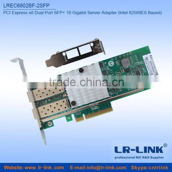 LREC6802BF-2SFP+ PCI-E x8 2 Dual Port 10G Optical Network Card