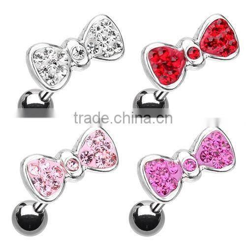 Tie Tragus Cartilage Stainless Steel Body Jewelry
