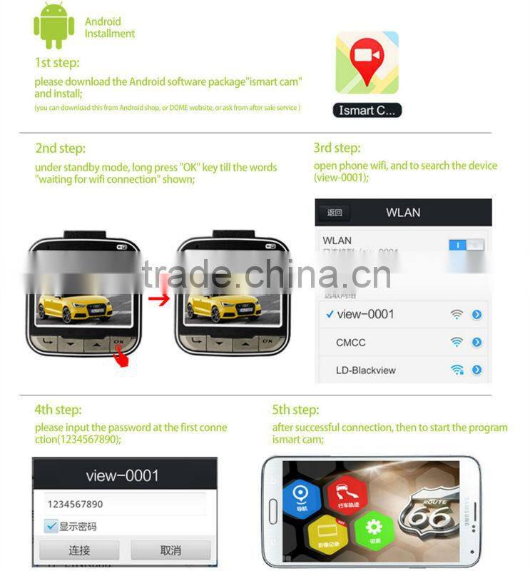 2.0 inch 170 wide angle 1080p hd in car dvd recorder camera