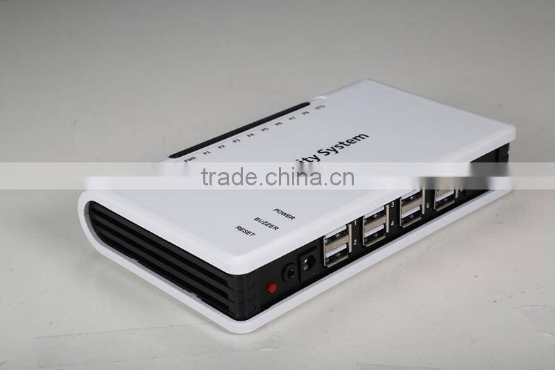 Hot sell 8 ports multiple phone security system display