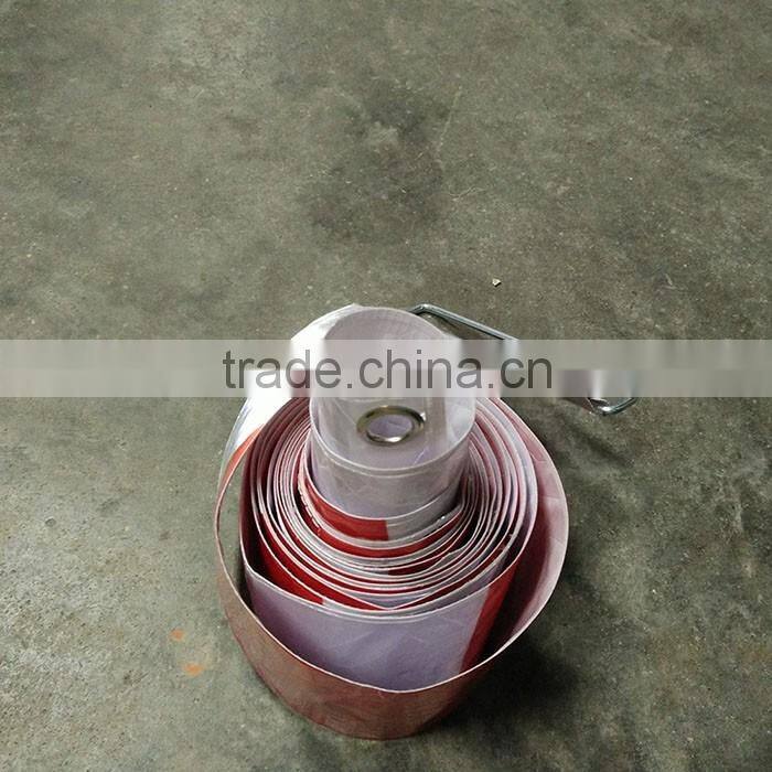 reflective advertising tape with metal button with arrow shape