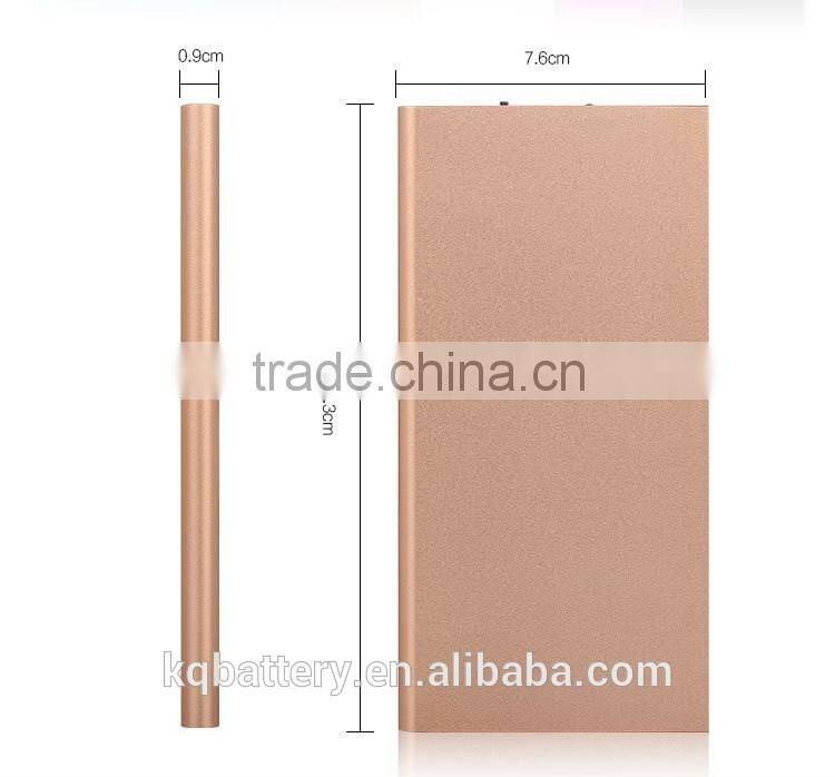 flashlight dual usb 10000mah slim power bank charger