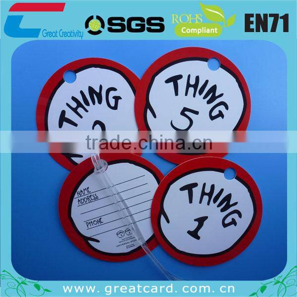 Professional factory PVC Irregular shape card