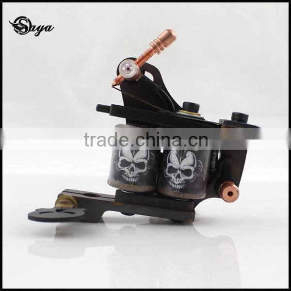 Best Quality Copper Carving Letter Skull Printing Coils Tattoo Machines