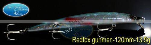 fishing lure Redfox Gunmen 120mm 13.5g minnow